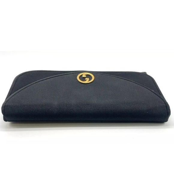 Authentic  GUCCI Black Chain Clutch Shoulder Bag/ original Gucci chain included - Picture 4 of 16